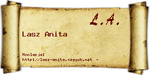 Lasz Anita névjegykártya